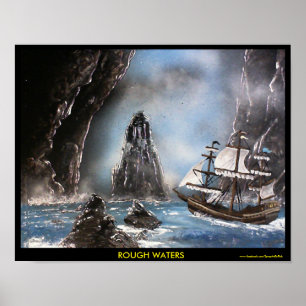 Póster Águas ásperas