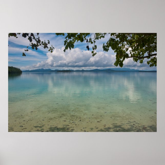 Poster Águas Calmas Da Lagoa De Marovo (Frente)