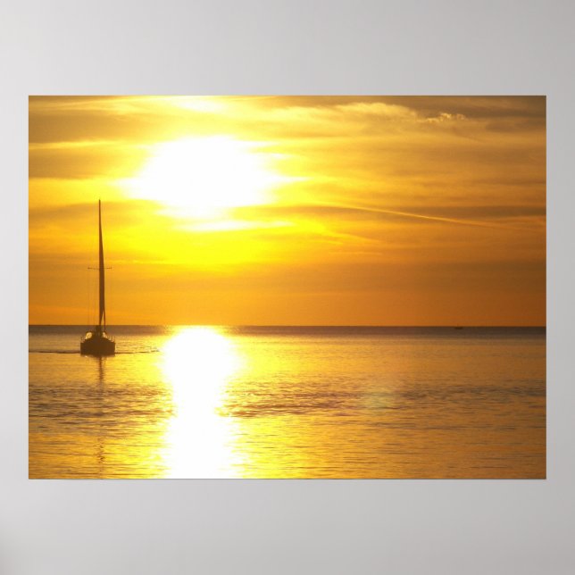 Póster Águas Sunset (Frente)