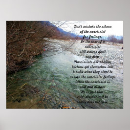 Póster Águas Superficiais - Narcisista