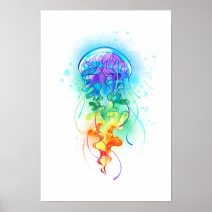 Poster Águas-vivas do arco-íris