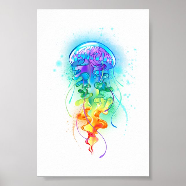 Poster Águas-vivas do arco-íris (Frente)