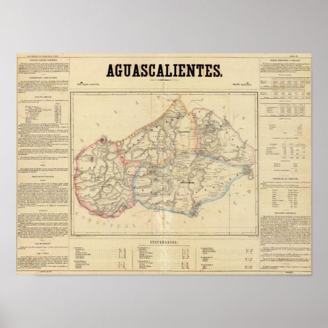 Póster Aguascalientes, México (Frente)