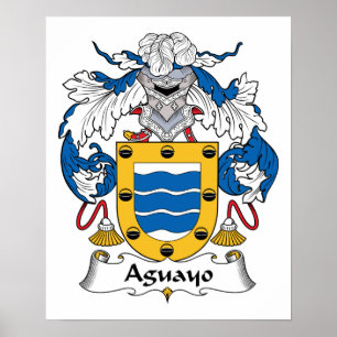 Póster Aguayo Family Crest