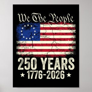 Poster Águia 250 Anos Americano 1776 2026 250º Nascimento