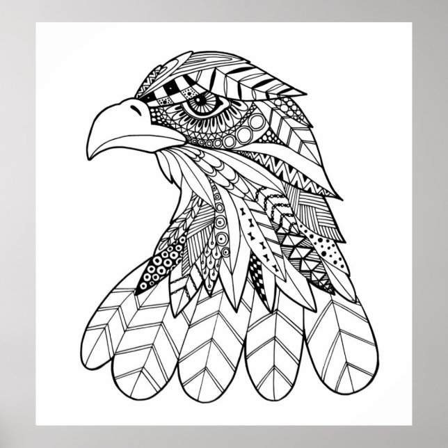 Póster Águia 3 inspirada (Frente)