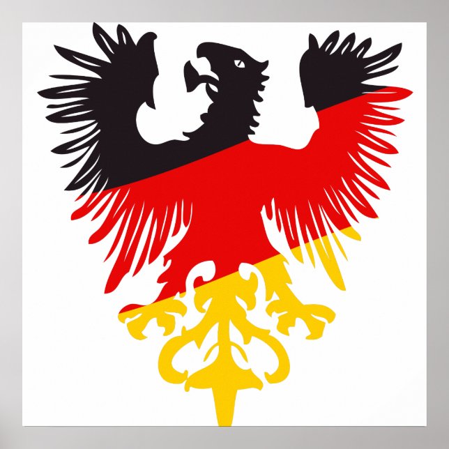Póster águia alemã (Frente)
