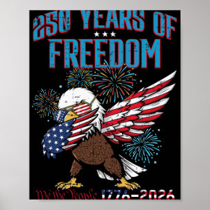 Poster Águia da Liberdade de 250 Anos Dab 250º Aniversári
