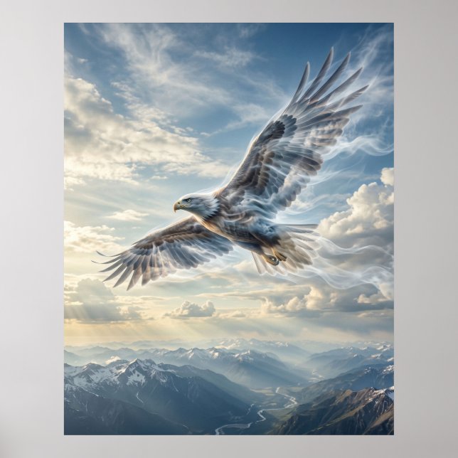 Poster Águia do Vento Céu Sem Fim (Frente)