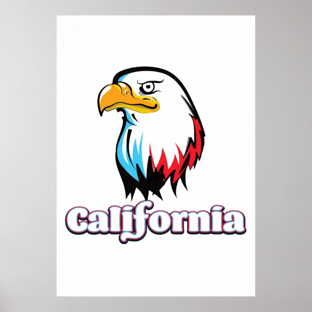 Poster Águia-dourada-da-Califórnia (Frente)