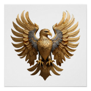 Póster Águia Ouro