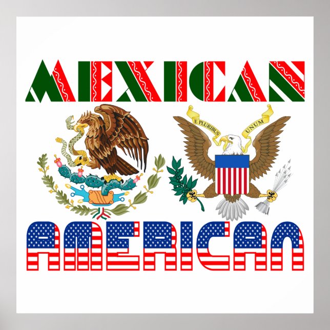 Póster Águias Mexicanas Americanas (Frente)
