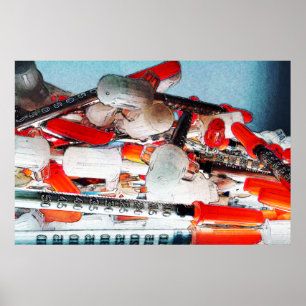 Póster Agulhas médicas