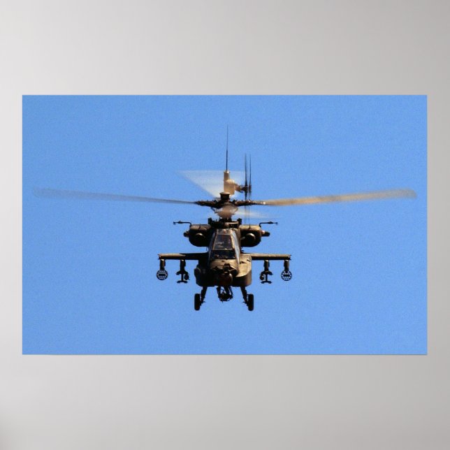 Póster AH-64 Apache (Frente)