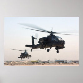 Póster AH-64 Apache