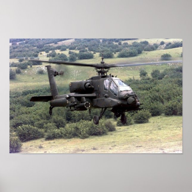 Póster AH-64 Apache (Frente)