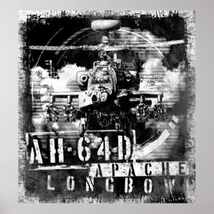 Poster AH-64D Apache Longbow