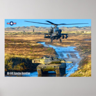POSTER AH-64E APACHE GUARDIAN