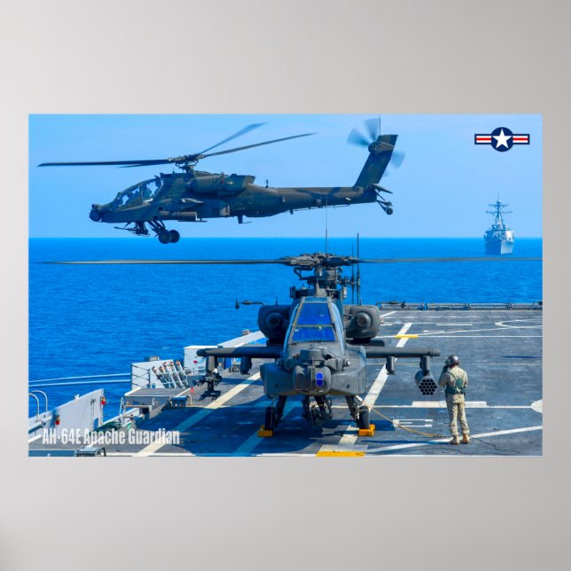 POSTER AH-64E APACHE GUARDIAN (Frente)