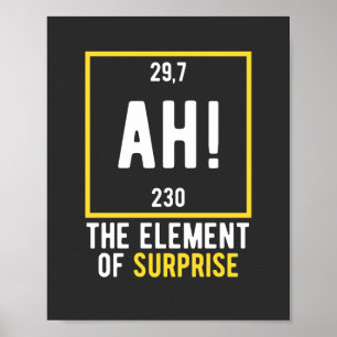 Poster Ah, o elemento da surpresa