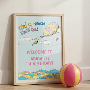 Poster Ah, Os Lugares aonde Ela Irá! - Menina de Primeiro