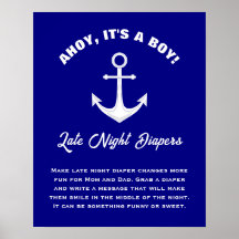 Ahois É Um Chá de fraldas Legal Tarde Fraldas Notu