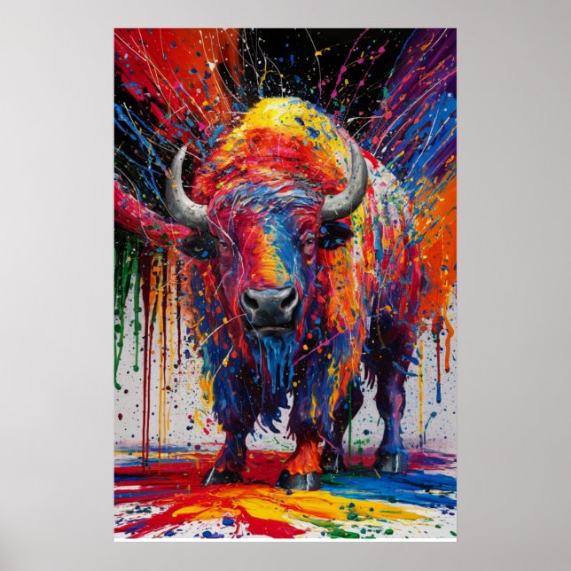 Poster AI Buffalo Art (Frente)