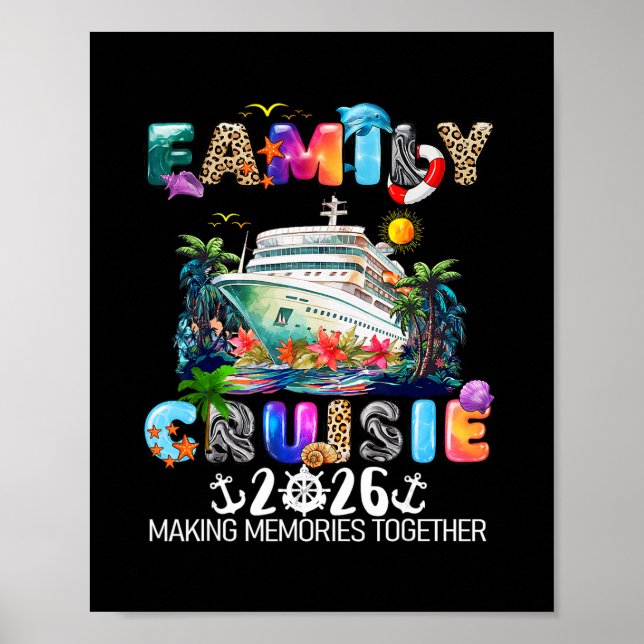 Poster Ai Navio É Uma Viagem Familiar 2026 Navio de Cruze (Frente)