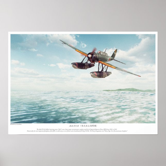 Poster Aichi E13A (Frente)