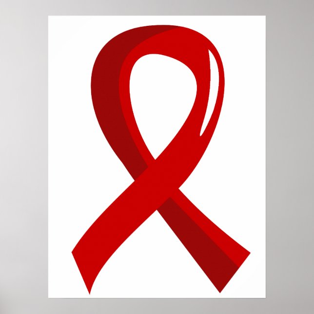 Póster AIDS Red Ribbon 3 (Frente)