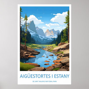 Poster Aigüestortes I De Sant Park Estany Maurici