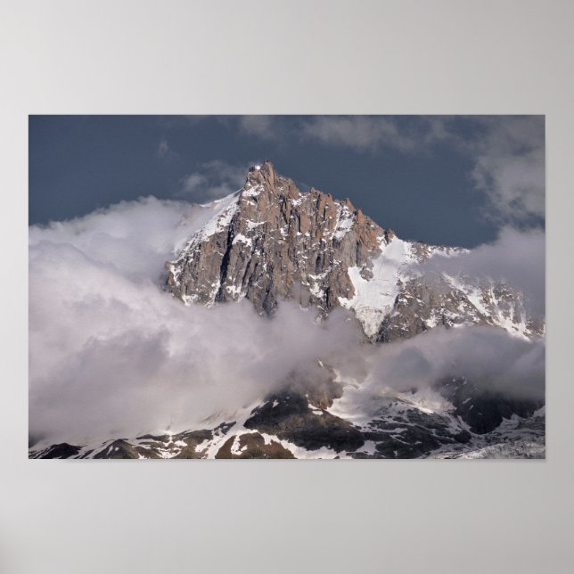 Poster Aiguille du Midi em França (Frente)