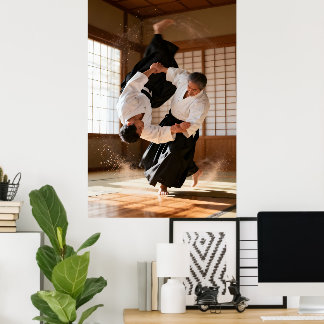 Poster Aikido Japonês