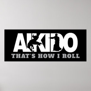 Poster Aikido que é como eu rolo