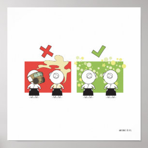 Poster Aikido - regra #1 do Dojo