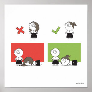 Poster Aikido - regra #4 do Dojo