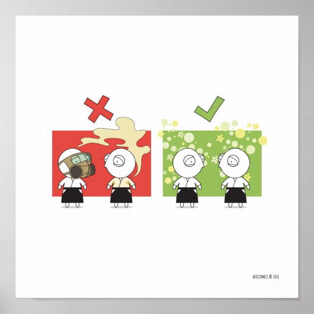 Poster Aikido - Regra Dojo nº 1 (Frente)