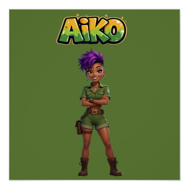 Póster AiKo Beats™ Safari AiKo Explorer (Frente)