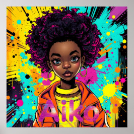 Poster AiKo Grunge Graphic #1