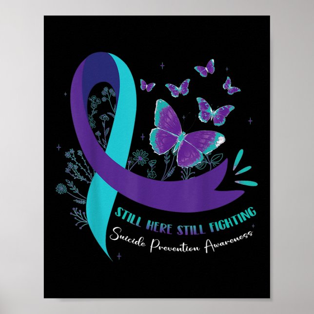 Poster Ainda Aqui, Combatendo A Prevenção Suicida (Frente)