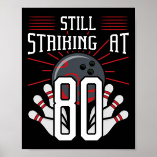Poster Ainda Atacando 80 Boliches De Celebração