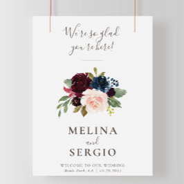 Poster Ainda bem que estás aqui, de boas-vindas ao casame