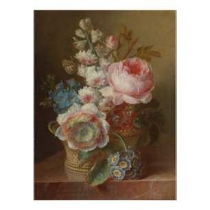 Póster Ainda com Flores - Cornelis van Spaendonck