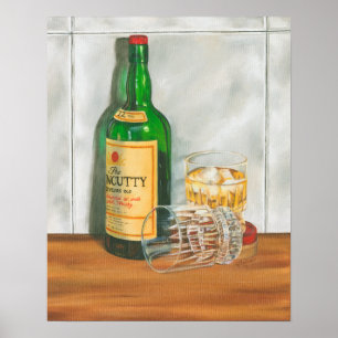 Poster Ainda com Scotch por Jennifer Goldberger
