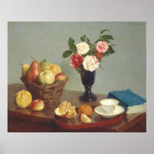 Poster Ainda com vida - Henri Fantin-Latour Fine Art
