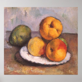 Póster "Ainda é a vida", "Maçãs", "Peras" de Paul Cezanne