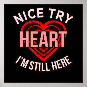 Poster Ainda estou aqui para o Survivor da Doença Cardí