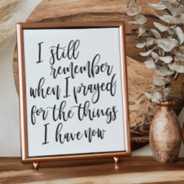Poster Ainda me lembro quando rezei pelas coisas