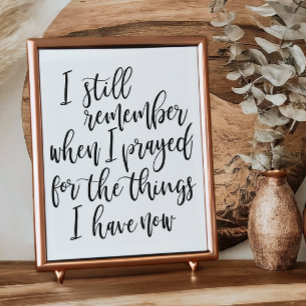 Poster Ainda me lembro quando rezei pelas coisas