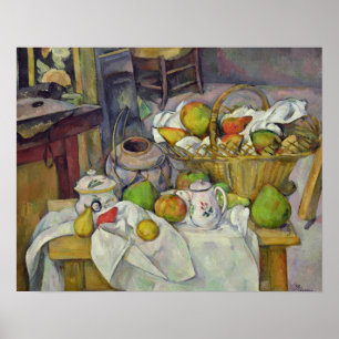 Póster Ainda vida com cesta, 1888-90